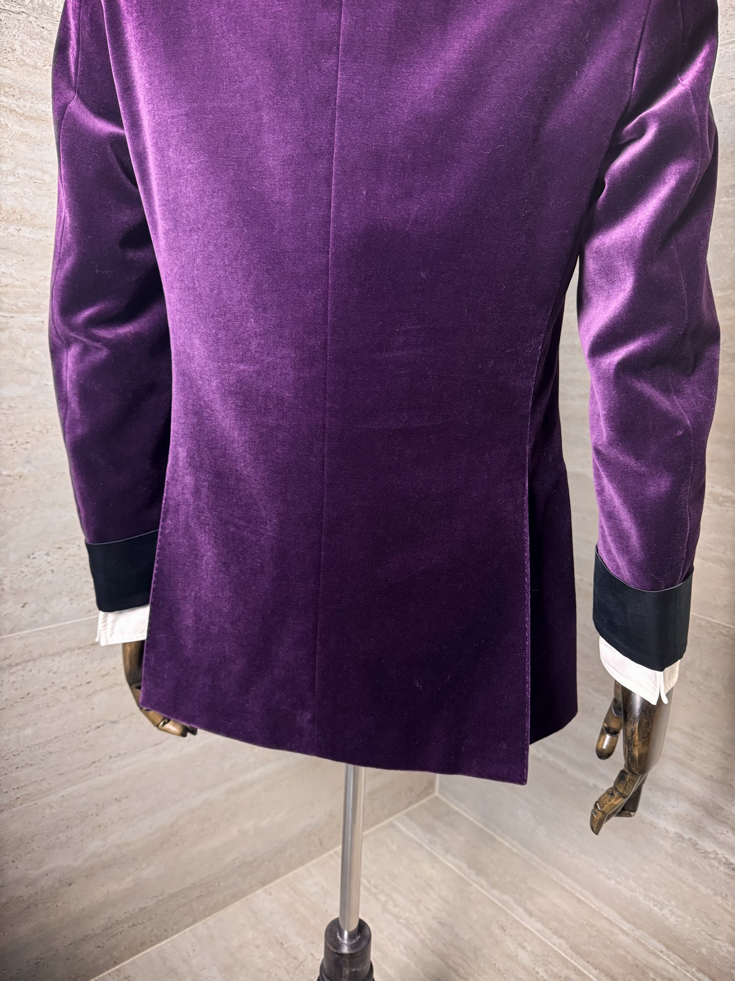 Veste de smoking en velours