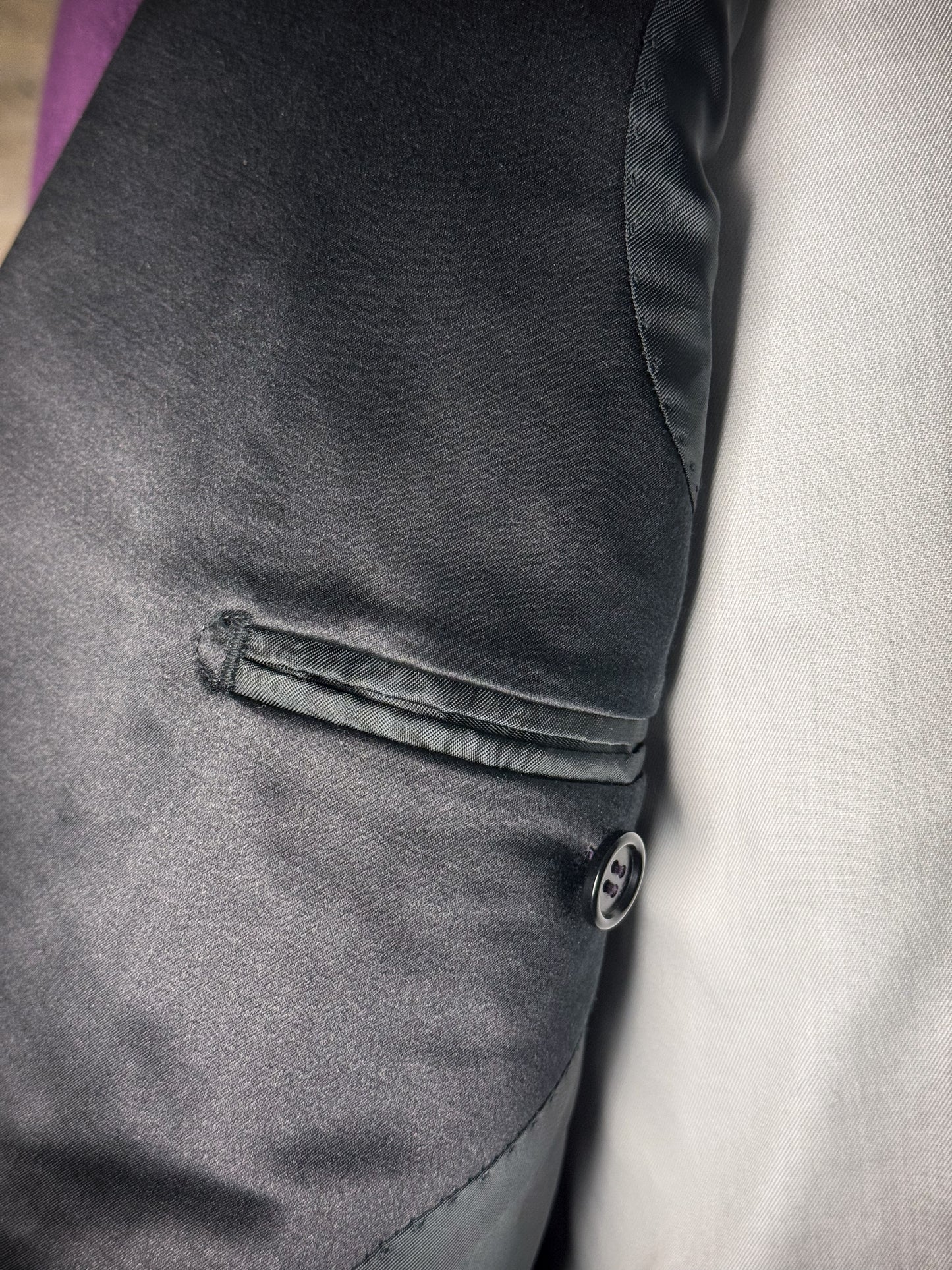 Veste de smoking en velours