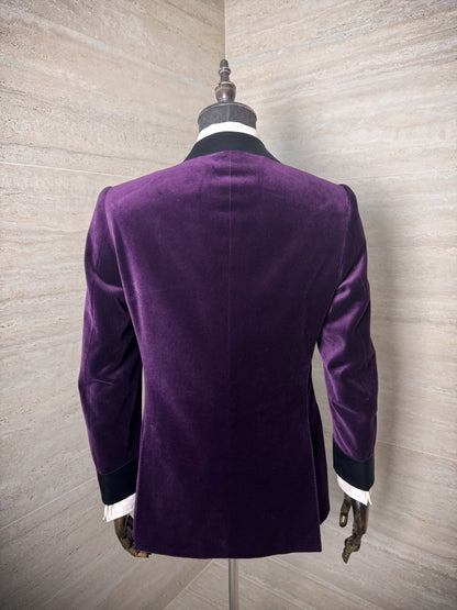 Veste de smoking en velours