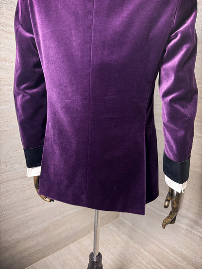 Veste de smoking en velours