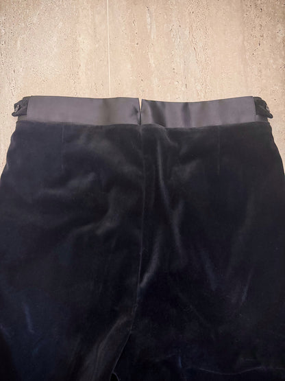 Pantalon de smoking en velours