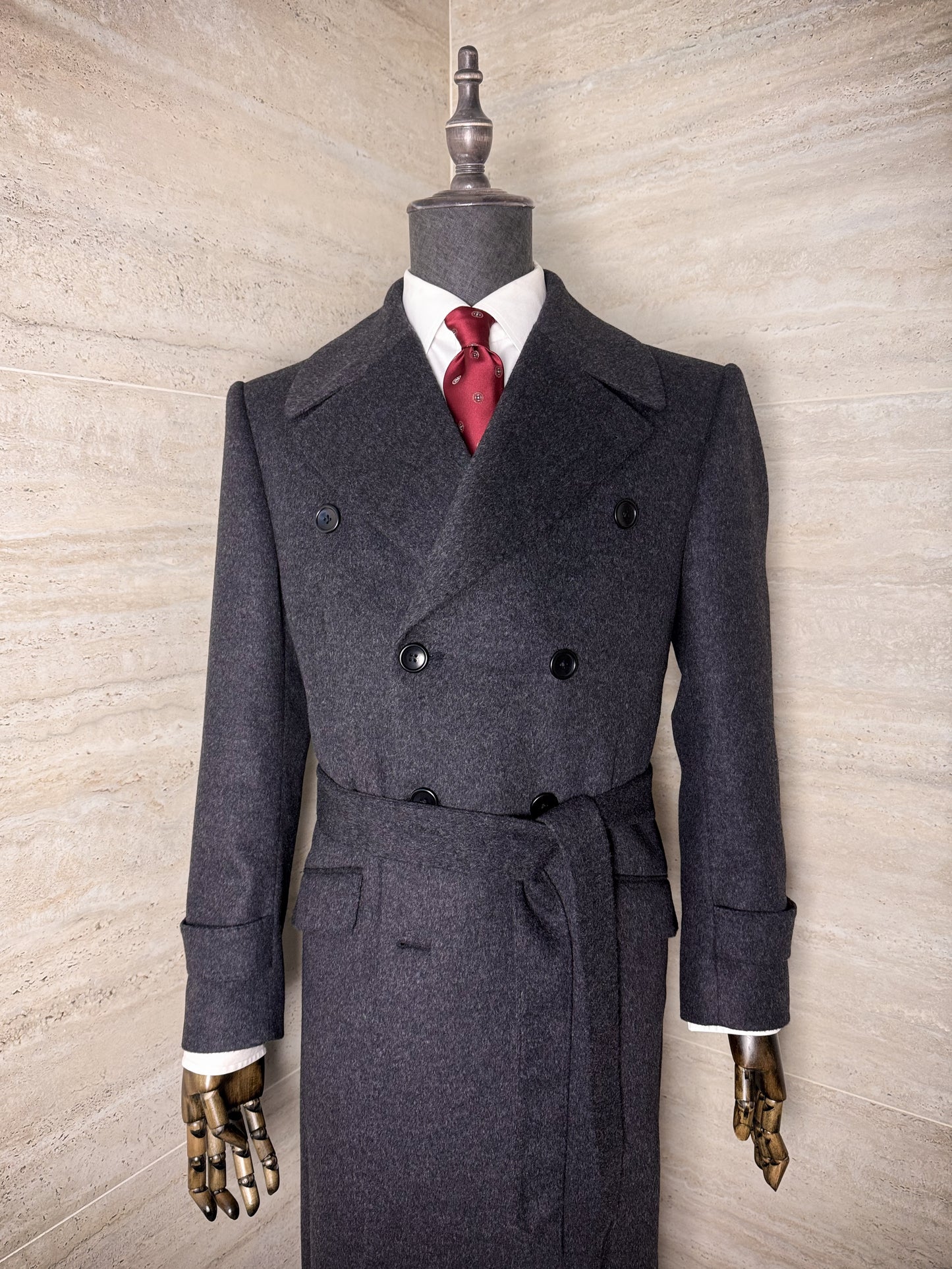 Manteau mi-saison laine et cachemire