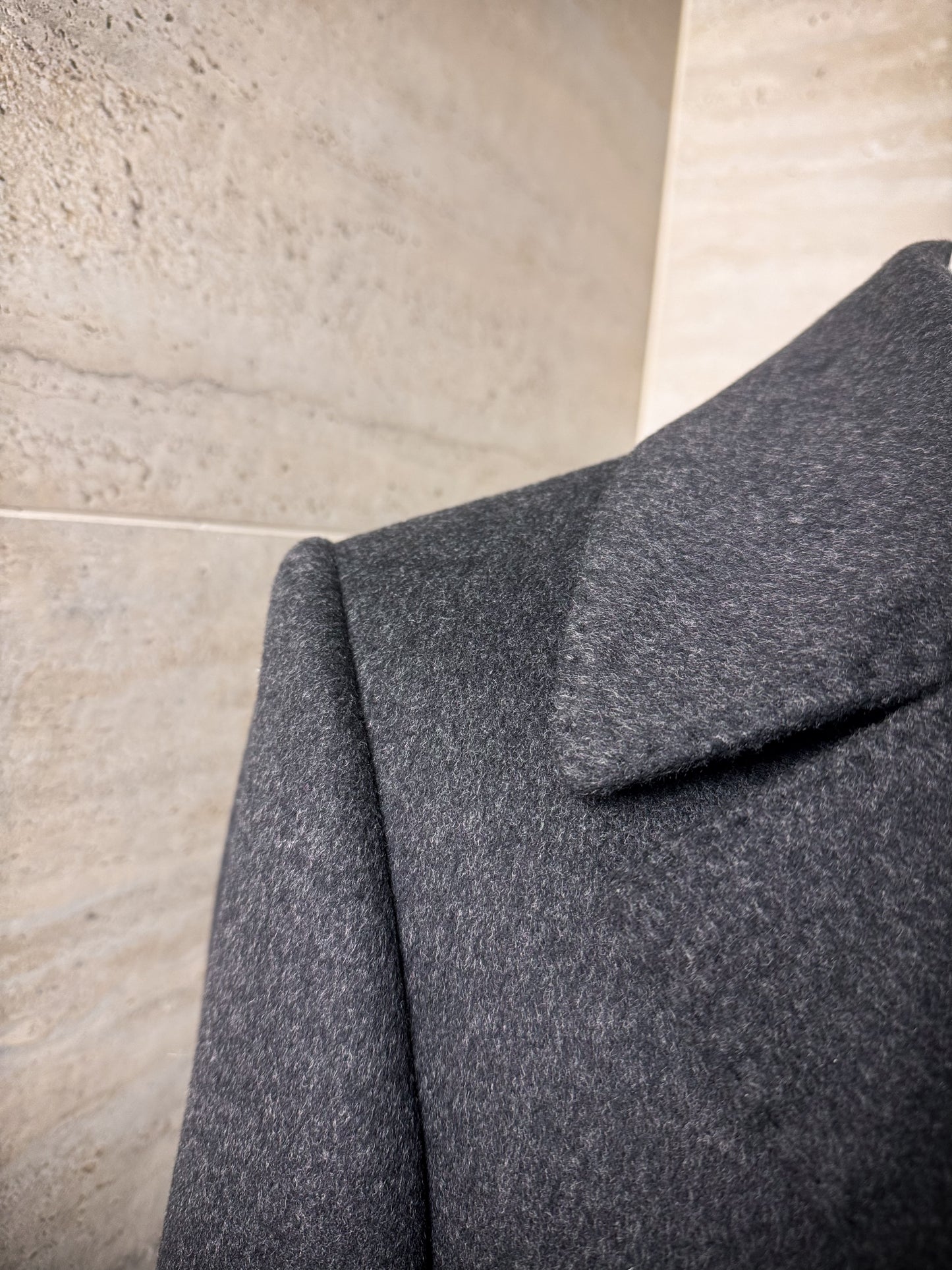 Manteau mi-saison laine et cachemire