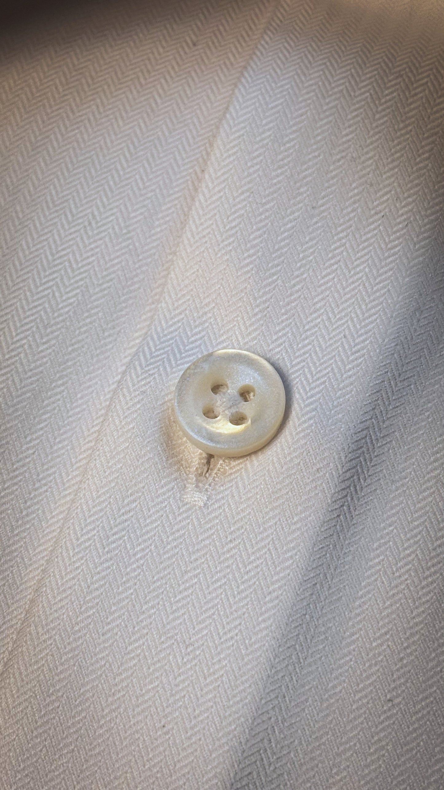 Chemise 100% coton - le col à épingle blanc uni